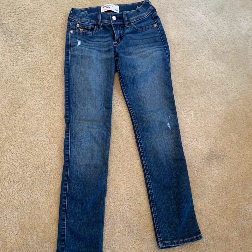 Girls Abercrombie skinny jeans 7/8- excellent